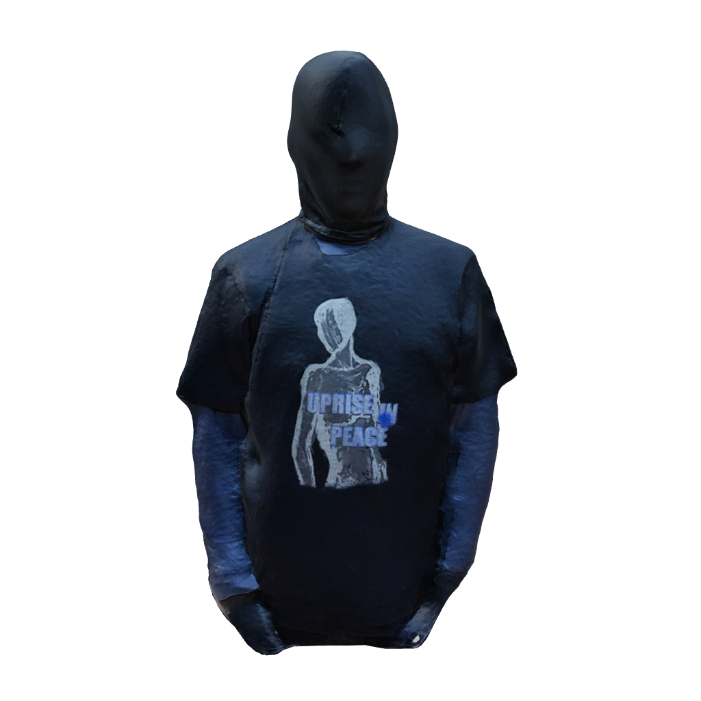 the blue one A3 - Streetwear Oversized T-Shirt